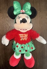 Disney Store 2020 Minnie Mouse Disney Holiday Plush Christmas