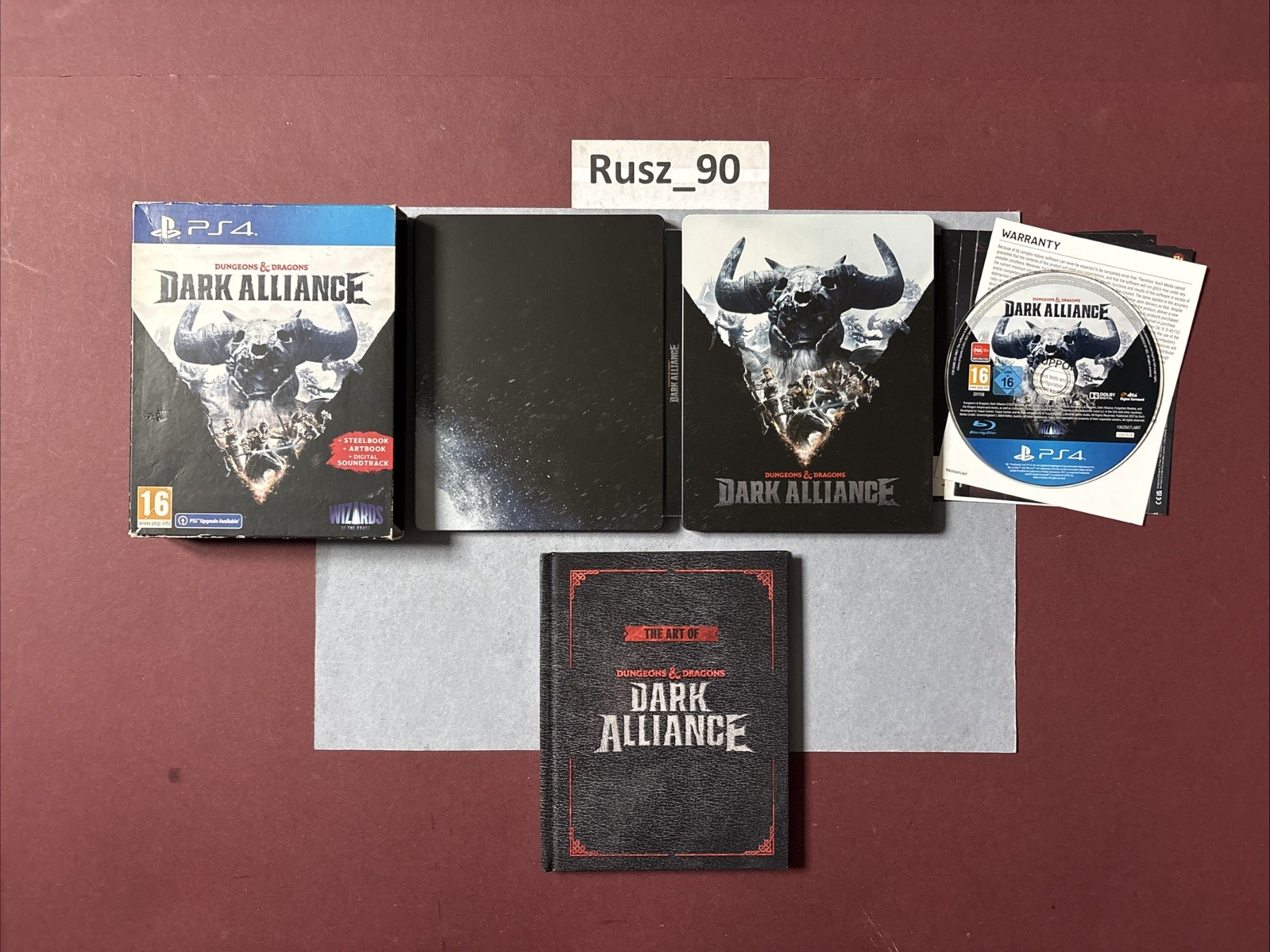 Dungeons & Dragons: Dark Alliance PS4/5 Steelbook & Artbook 2021 UK PAL CIB