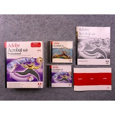 Adobe Acrobat 6.0 Professional Macintosh Upgrade Red/White Preowned