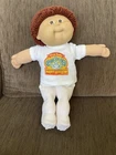 80s Cabbage Patch Kids Doll Boy Auburn  Hair + CPK Parents Association Outfit