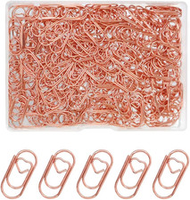 200 Pcs Small Heart Paper Clips Paperclips, 0.78 inch Cute Mini Paperclips