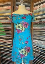 Vintage Frederick's of Hollywood Mini Floral Dress Size 6