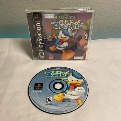 Disney's Donald Duck: Goin' Quackers (PS1 2000) CIB Manual Reg Card Tested Works
