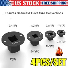Low Profile Impact Socket Adapter Set - Drive Reducing (Set of 4 Pcs)