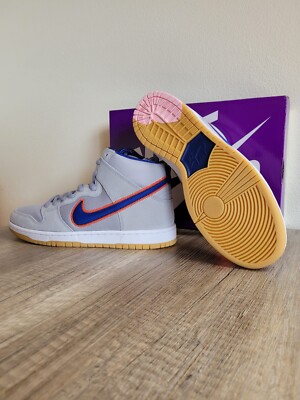EU Größe 42,5 - Nike Dunk High SB Rush Blue and Team Orange 2022