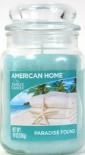 1 American Home By Yankee Candle 19 Oz Paradise Found 1 Wick Glass Jar Candle