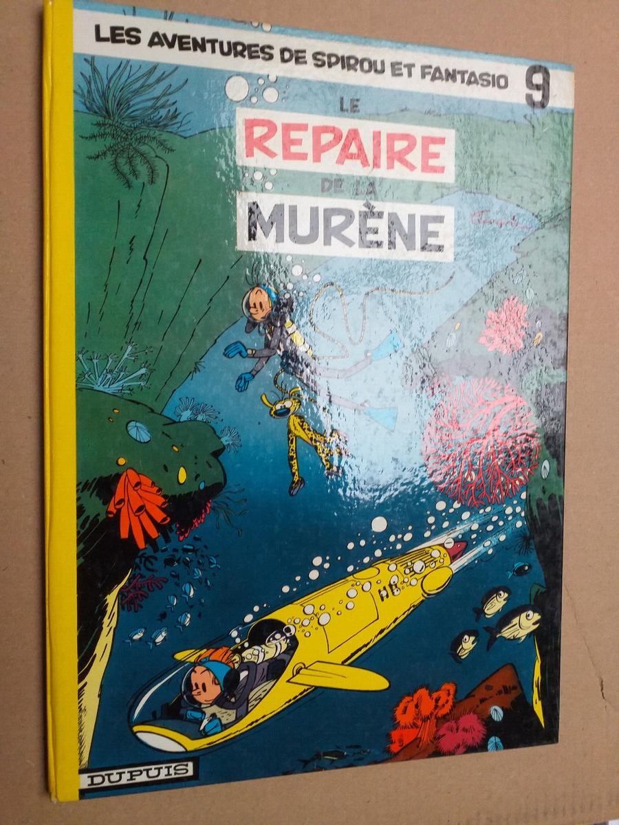Album Spirou 'Le Repaire De La Murène' - Dos Rond 1962 - État Moyen - Collection