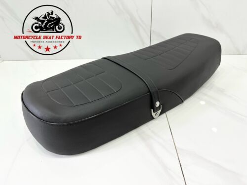 Honda CB750K CB750 1977-1978 CB750K K7-K8 Classic Style Seat Black Metal Pan New - Picture 7 of 15
