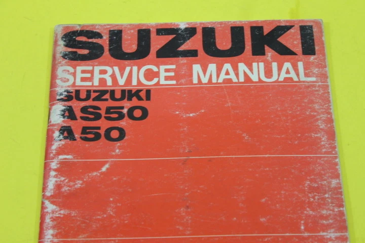 MANUAL DE SERVICIO OEM SUZUKI AS50 A50 Foto 2 de 4