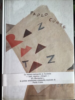 NEU bearbeitete Texte im Druck zum Musical Razmataz von Paolo Conte Razzmatazz