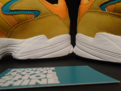 ADIDAS YUNG-96 CHASM FLASH ORANGE GOLD AQUA YELLOW ULTRA BOOST