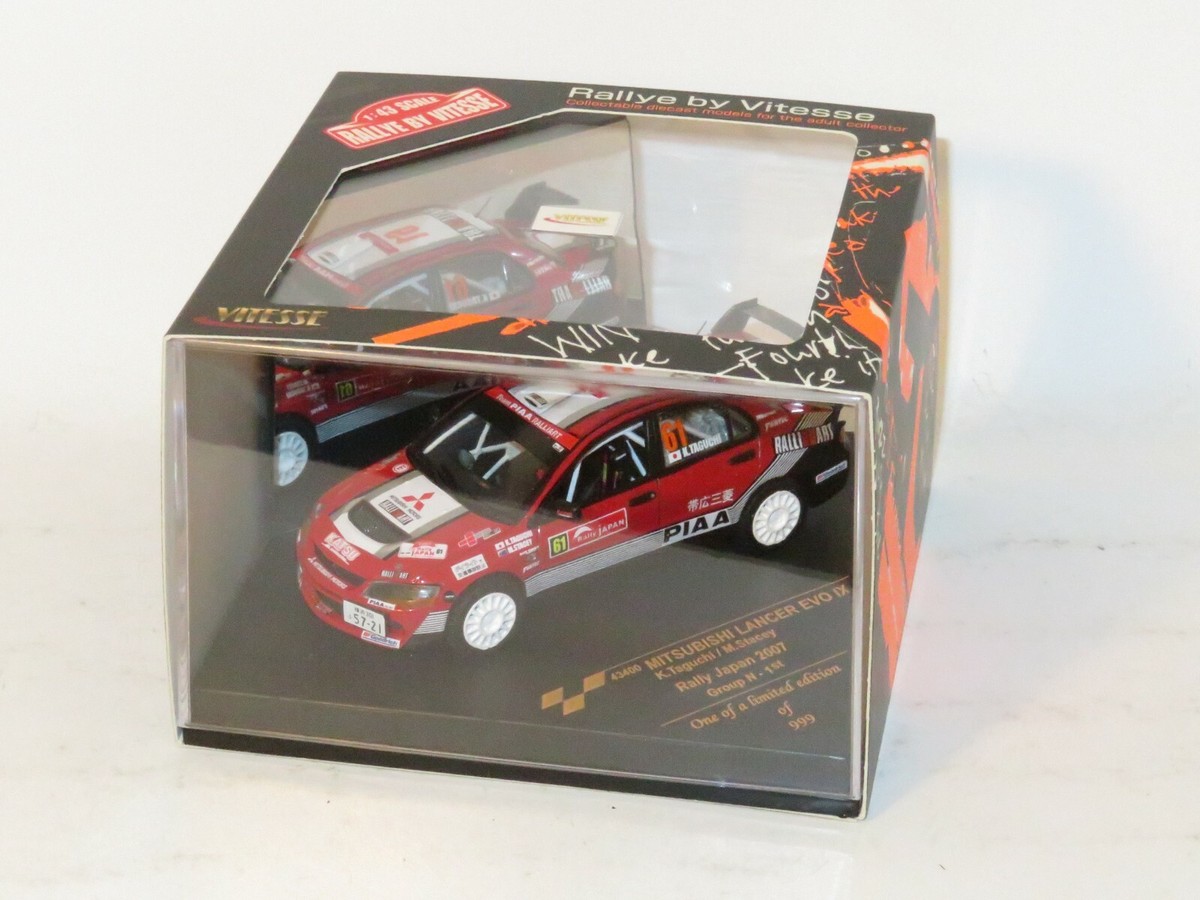 1/43 Mitsubishi Lancer Evo.X 全日本ラリー選手権 Diecast model cars Mitsubishi Lancer Evolution X 1/43