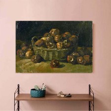 Vincent van Gogh Basket of Apples Hand-painted Oil Painting Wall Art
