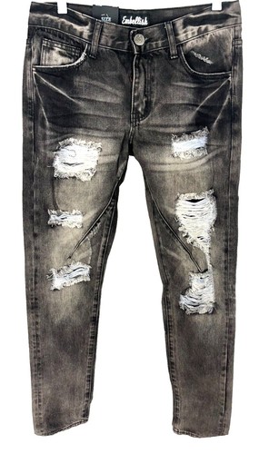 Jean Rock Star Fille Truluv Taille 14 (XL) Avec Embellissements – Neuf Avec étiquettes