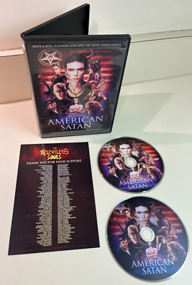 American Satan Blu-Ray DVD, Insert, Andy Biersack of Black Veil Brides  817424018494|
