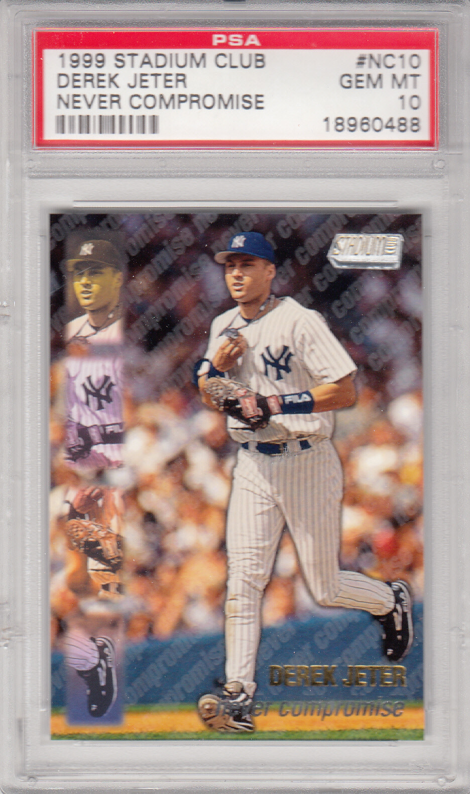 1999 Stadium Club Derek Jeter Never Compromise NY Yankees Card NC10 PSA 10 eBay