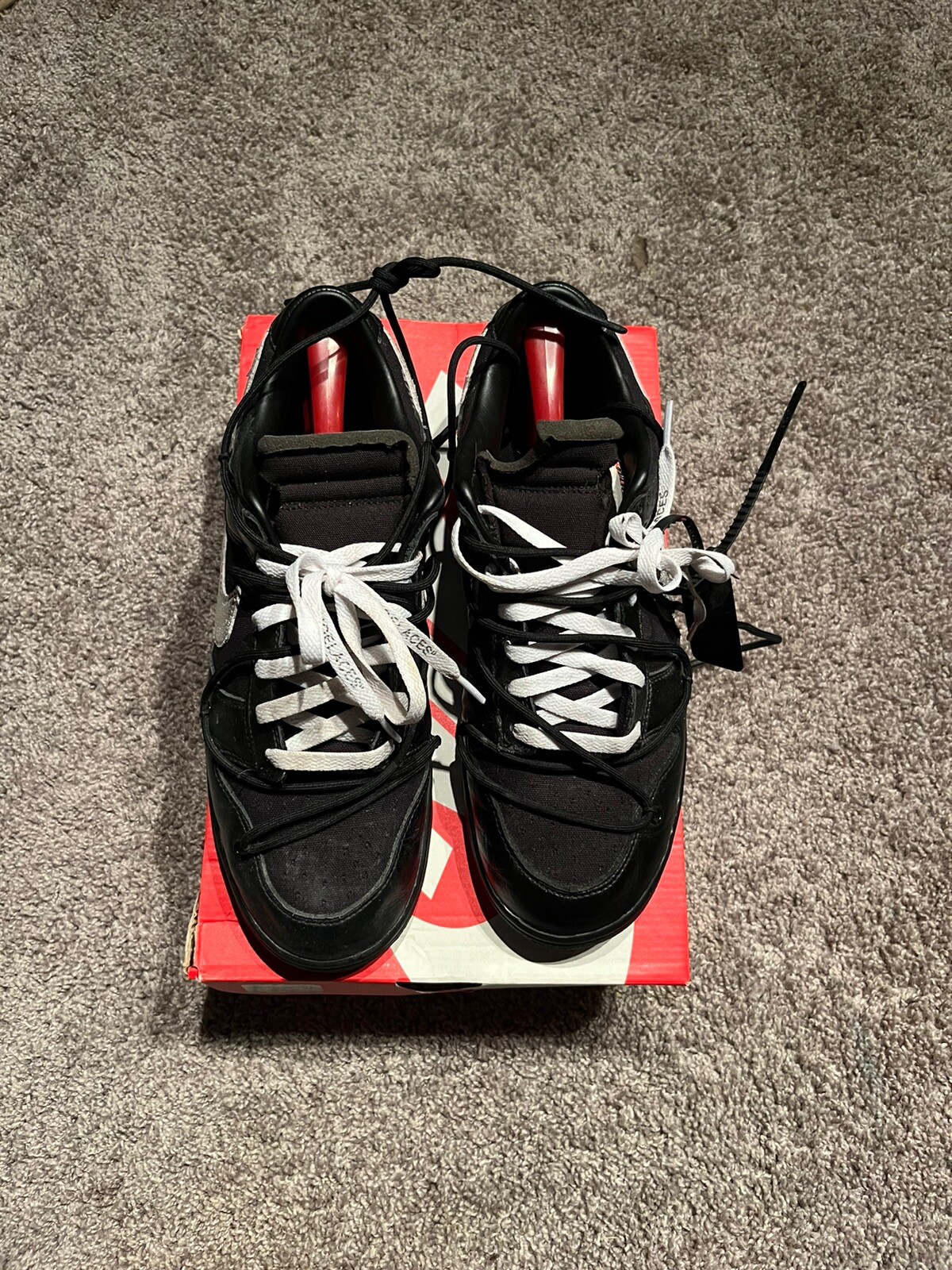 OFF WHITE X NIKE Taglia 12 Nike Off White x Dunk Low lotto 50 di 50