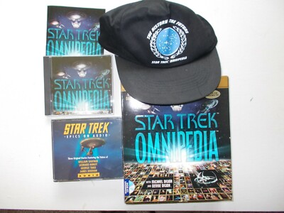 STAR TREK OMNIPEDIA - Original Shrink Wrap VINTAGE COLLECTABLE CD-ROM, AUDIO