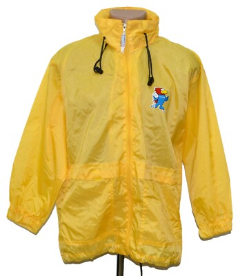 FRANKREICH 1998 GELBE FUSSBALL WINDBREAKER JACKE GRÖSSE L ERWACHSENE