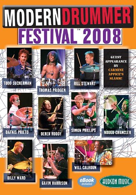 Hal Leonard -- Hudson Music Modern Drummer Festival 2008 --  4 Disc DVD Set