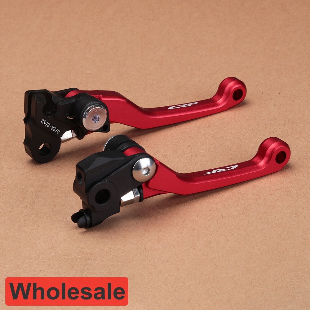 Honda Crf125f Clutch Lever Pivot Brake & Clutch Levers For Honda CRF250X/450X/250R/450R – Black Anodized Aluminum, 1 Pair Honda CRF Levers - Foto 2
