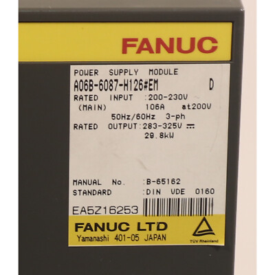 D-2 ) FANUC A06B-6087-H126 Input:200-230V 106A at200v 50/60Hz 3Ph