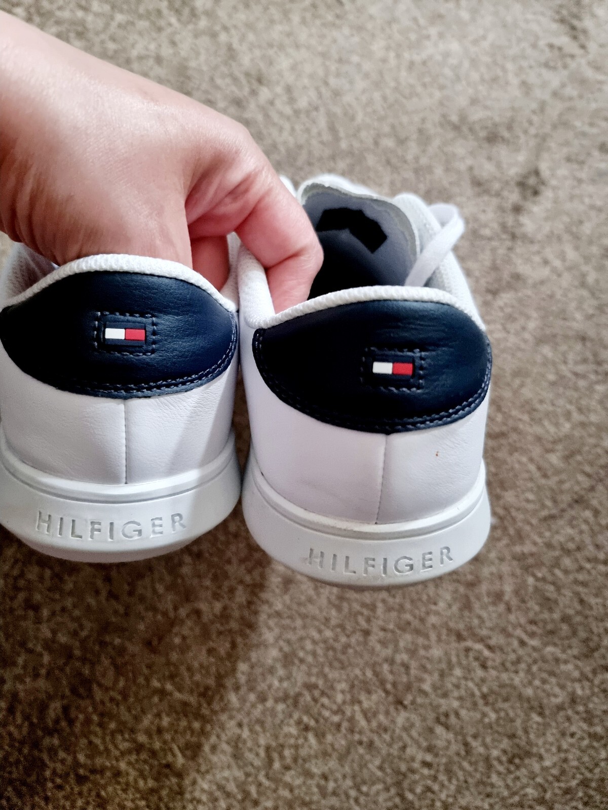 Women Tommy Hilfiger Essential Stripes Sneakers Size 6.5 Uk image 6