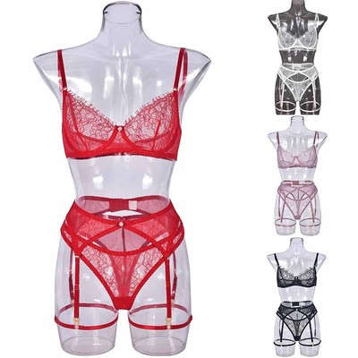 Vierteiliges Dessous Set bequeme Dessous Mikroelastizität zum Schlafen