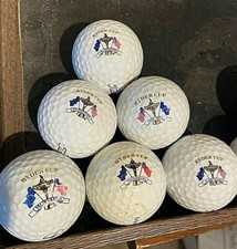 6 Vintage Ryder Cup Logo Golf Balls1 Oak Hills-5 Valderrama 1 Oldsmobile