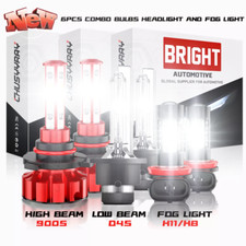 For Honda Cr-z 2011-2016 Hidled Headlight Hilow Beam Fog Light Bulbs Kit