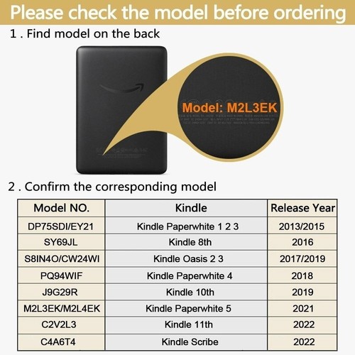 Cover E-Reader Sleeve 6.8 Inch For Kindle Paperwhite 5 11th Generation 2021 - Picture 6 of 20