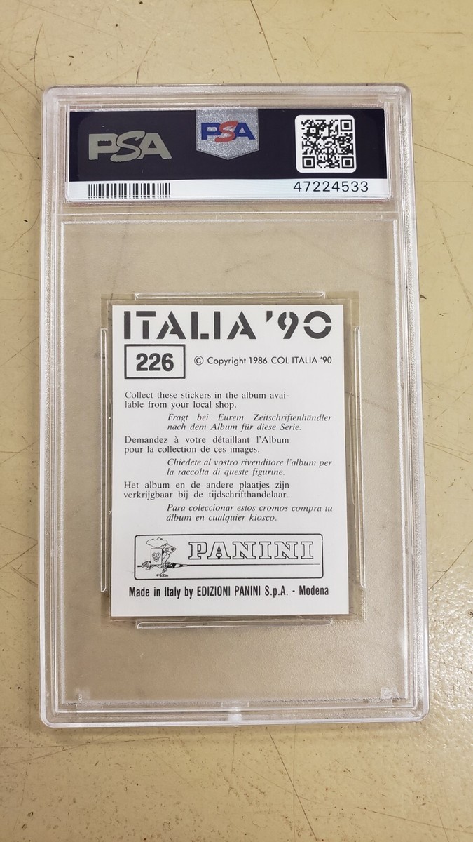 1990 Panini Fifa World Cup Ally MCCoist #226 MINT PSA 9 HIGHEST