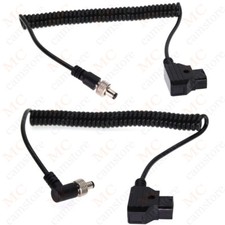 D-Tap to DC 5.5x2.5mm lockable for Blackmagic Video Assist 4K monitor power cord