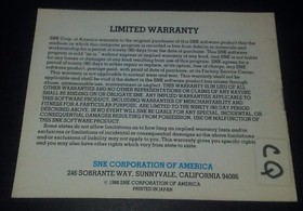 Folleto de instrucciones de golf Lee Trevino&rsquo;s Fighting manual SOLO NES Nintendo