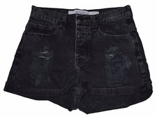 Melville Women  s High Waisted Distressed Denim Shorts Size 40