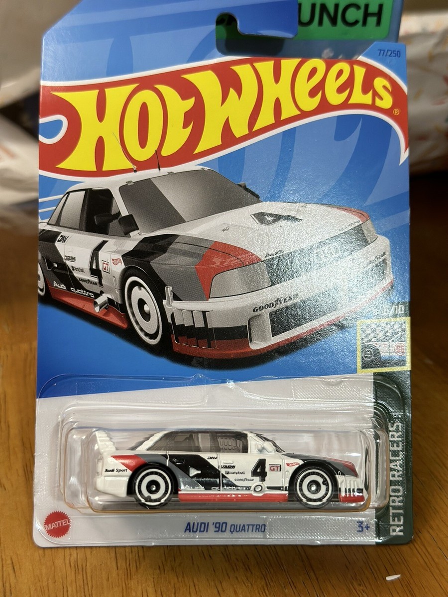 Hot Wheels International case Audi 90 Quattro White. Long card.#6