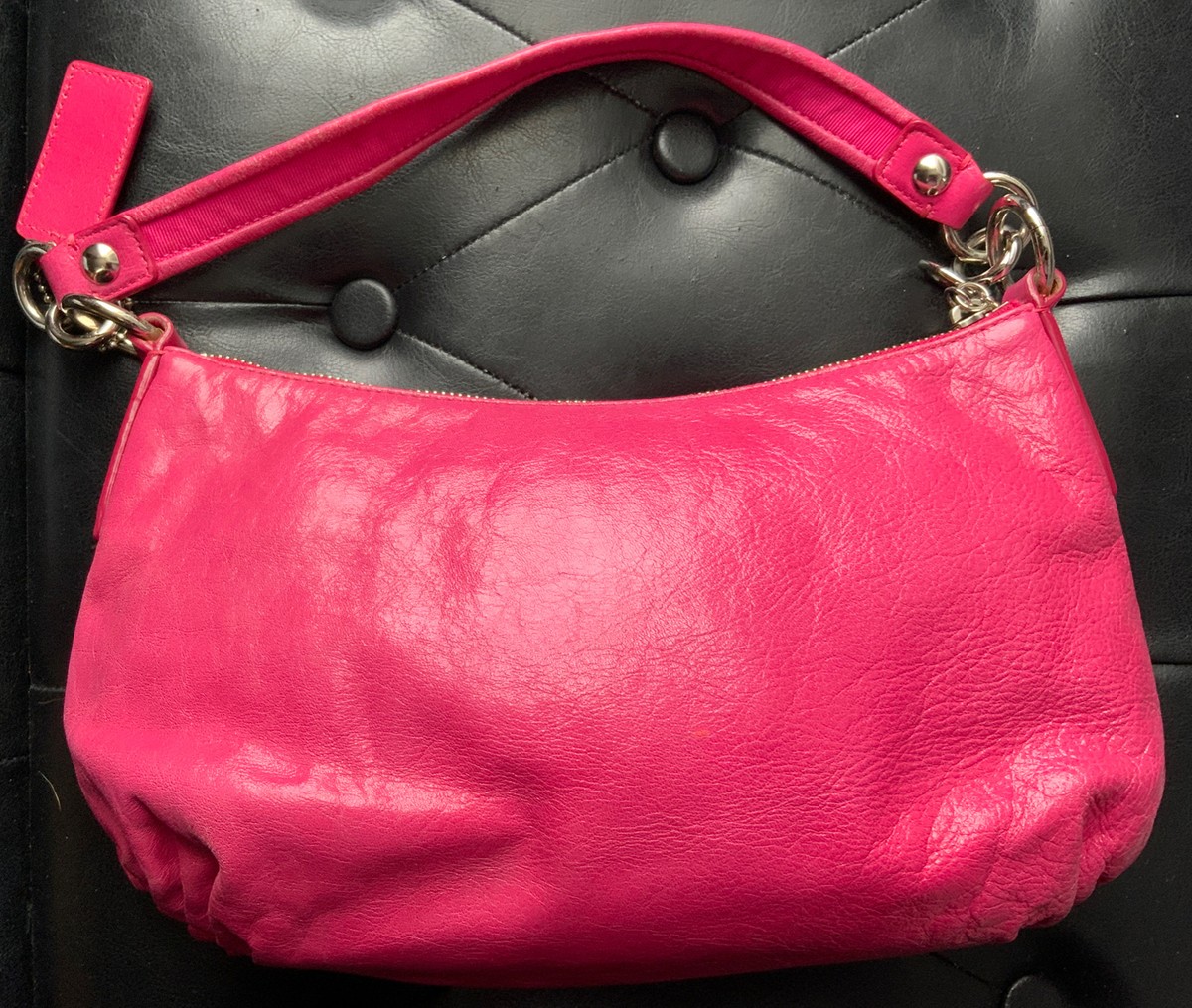 Coach Poppy Pink Leather Handbag No. M0968-14559 | eBay