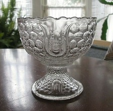 EAPG Federal WABASH; Tulip  Honeycomb Child's Toy Punch Bowl 4 1/4 x 4 3/8 1910