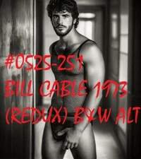 VINTAGE MALE PORTRAIT #0525-040 0824-251 -bill cable redux  1983 - free US ship