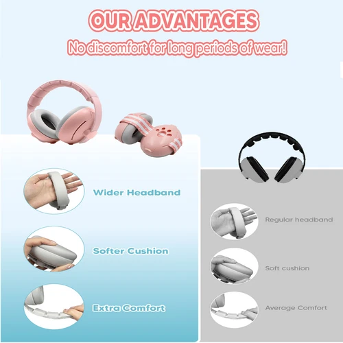 Auriculares con reducción de ruido para oreja de bebé para protección auditiva - Imagen 20 de 26