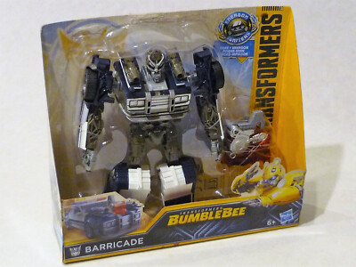 Hasbro Transformers Bumblebee - Barricade - Nitro Serie 10 Schritte - E0755