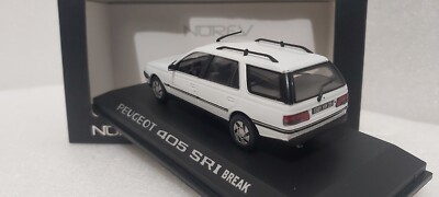 Peugeot 405 SRI Break White 1:43 Norev 1st Edition Extremely Rare