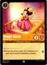 Disney Lorcana Minnie Mouse Beloved Princess The First Chapter Free Shipping 