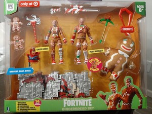 fortnite gingerbread man figure