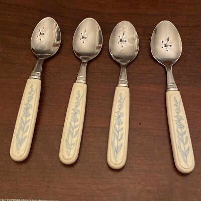 Corning Corelle BLUE LILY Teaspoon Set Of 4
