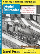 Model Railroader Feb.55 HO SD-7 Switcher Geep Coaling Dock Short Line GB&W