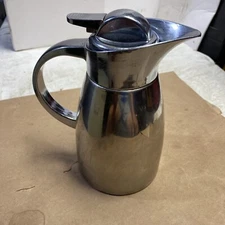 SERVICE IDEAS LVP1000 Elite Touch Push Button Coffee Server Stainless 4.75” Used