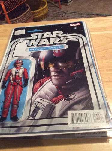STAR WARS POE DAMERON 1 SIGNED BY JOHN TYLER CHRISTOPHER