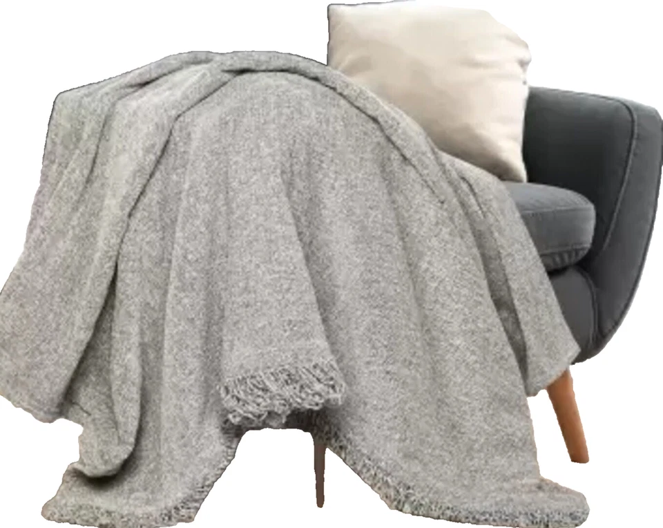 100% Cotton Blanket for Couch Indian Handmade Summer Blanket Bedding Sofa Throw - Image 4 of 4