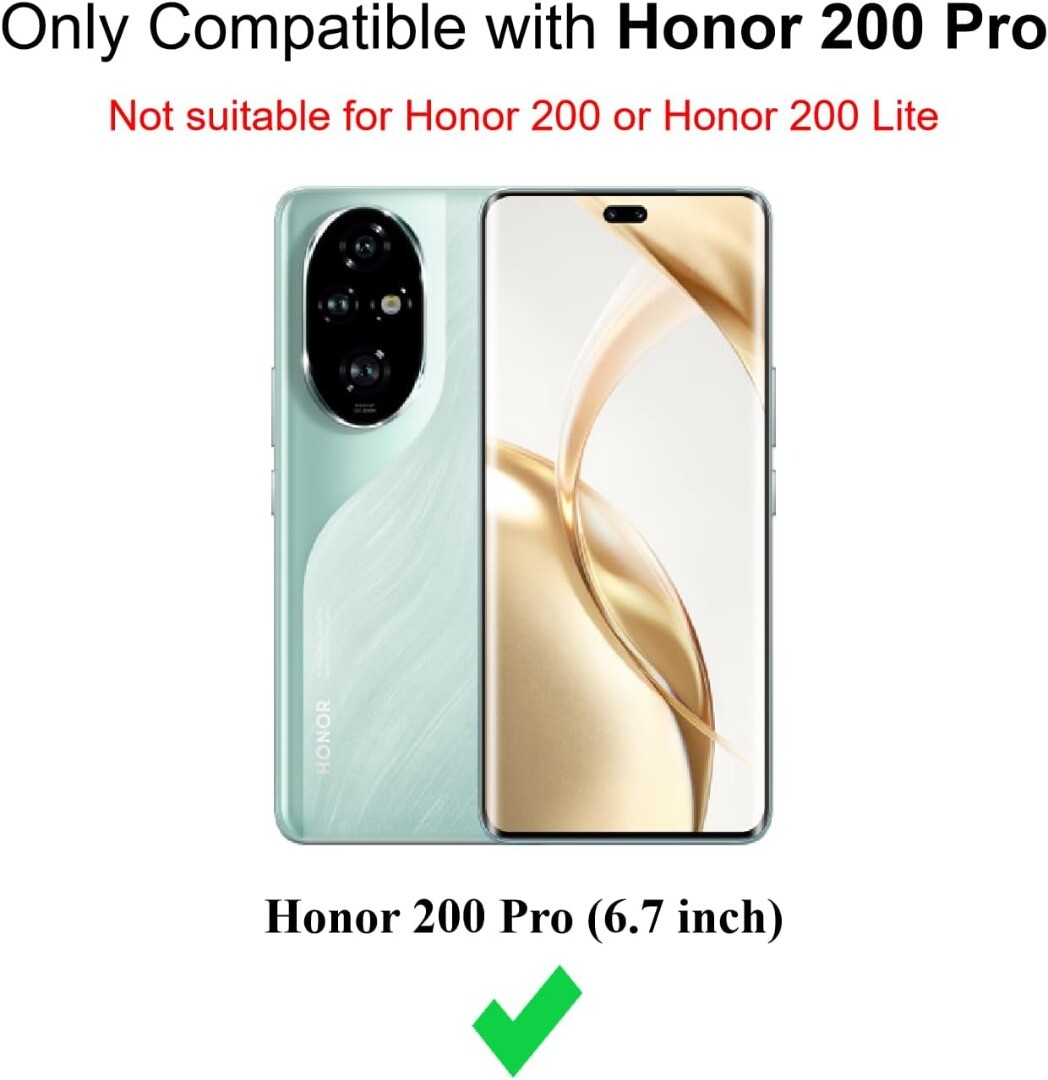 32nd Flüssig-Silikon Hülle Für Honor 200 Pro – Schlankes Case Mit Erhöhten Rändern (Grau)
